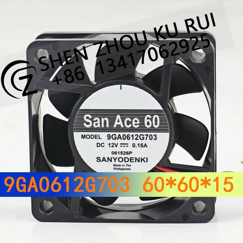 

Новый Sanyo 5 В 24 В 48 В постоянного тока 12 В 0,16 А AC EC 6015 60X60X15MM 6 см бесшумный блок питания большой объем воздуха 9GA0612G703 Охлаждающий вентилятор
