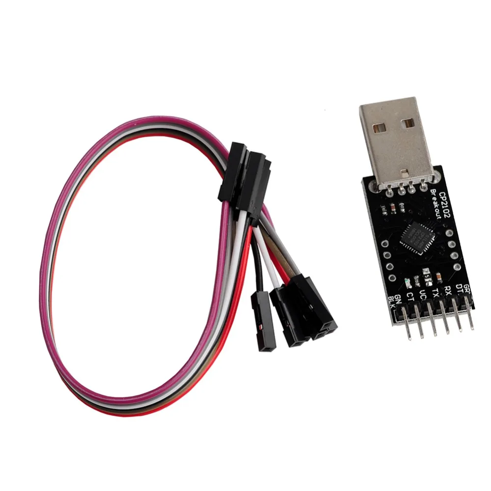 RCmall 5Pcs/lot CP2102 Module STC Download Downloader Cable USB 2.0 to TTL 6PIN Serial Converter