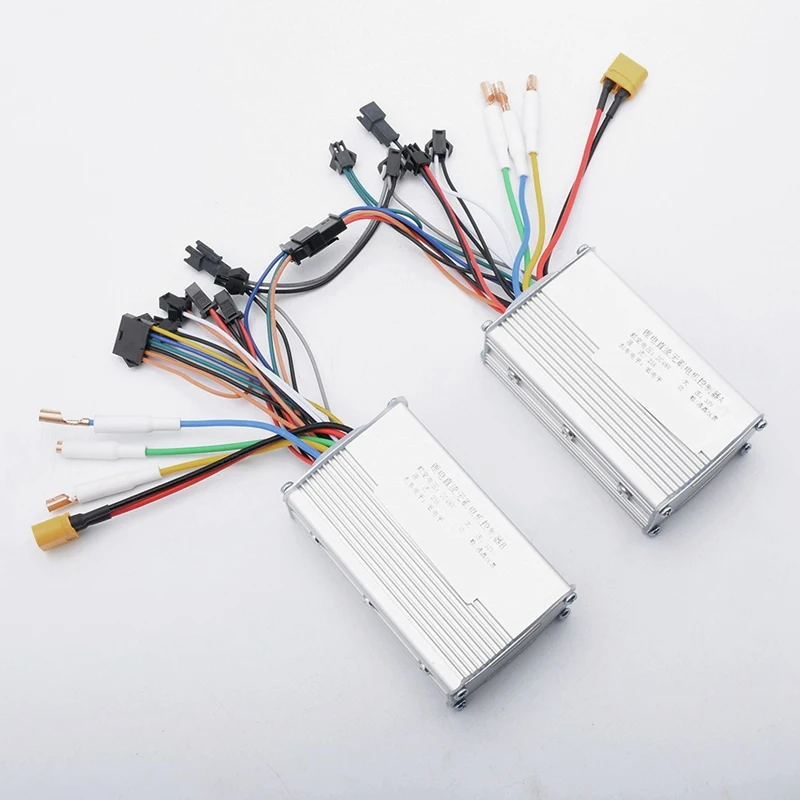 48V 25A 1200W JP Brushless DC Motor Electric Scooter Bike Controller A+B Dual Drive Motor Controller