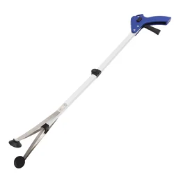 Trash Clip Telescopic Gripper Pick up Crumb Tongs Garbage Grabber Reacher Tool Gripstok Floor Large