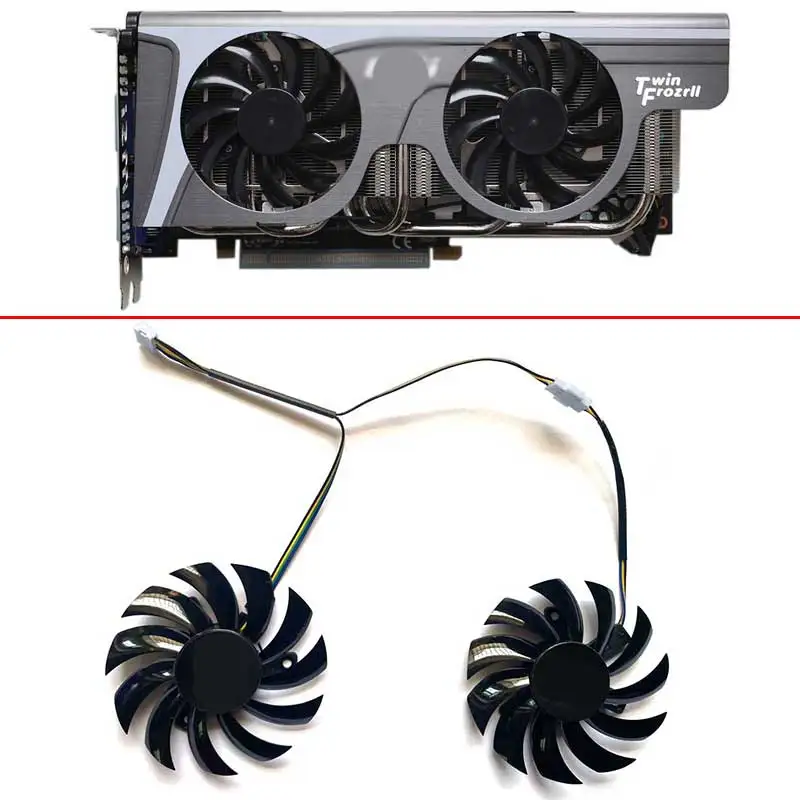 NEW Cooling Fan 75mm 4pin PLD08010S12HH GTX770 GPU FAN For MSI  GTX 580/570/560/560ti/480/465/460 GTX770 video card Fan