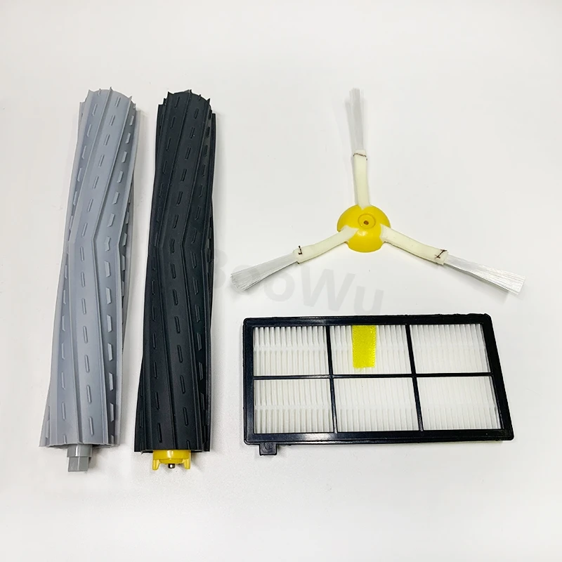 Filtros HEPA e Kit Escovas para iRobot Roomba, Peças Robot Aspirador, Acessórios, 800, 900, Série, 860, 870, 880, 890, 960, 980, 990