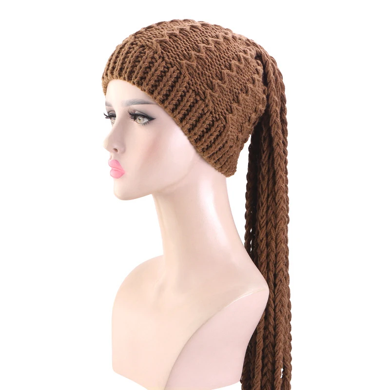 Cappello da donna unisex lavorato a maglia caldo cappello a treccia cappelli a cuffia cofano berretto da chemio hip-hop cappello da uomo cappello da ballo per feste africane maschili femminili