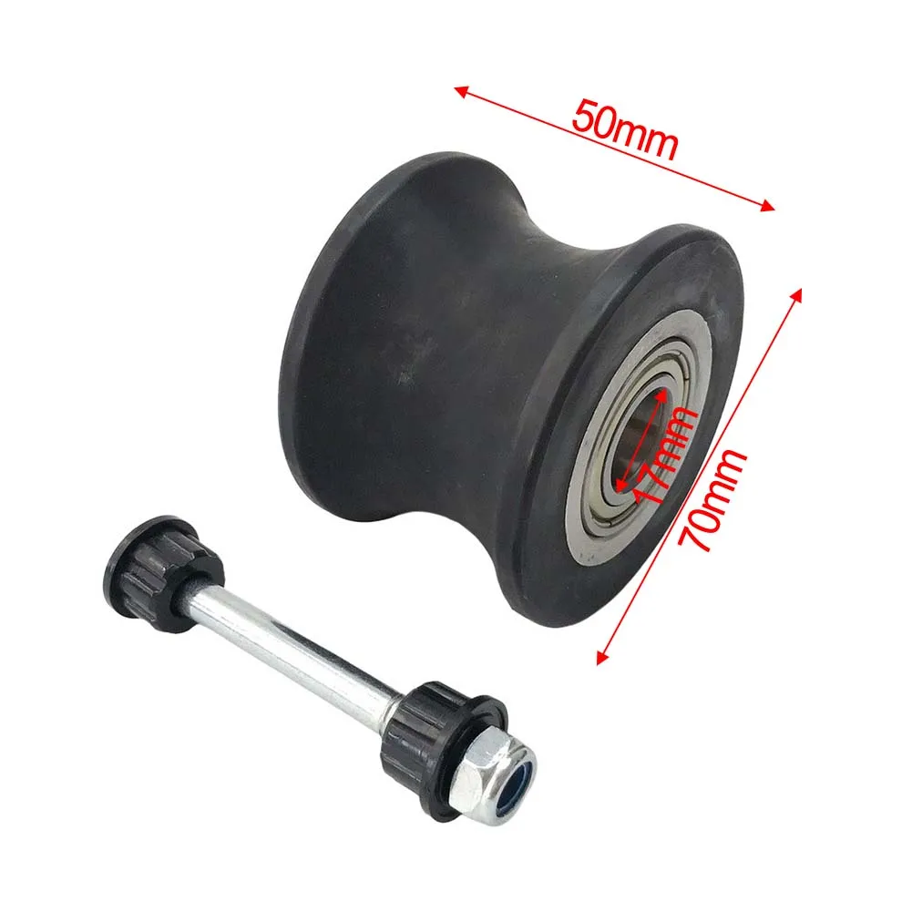 For Elliptical Machines Fitness Bike Roller Slide Guide Wheel For Smooth Pedaling Experience High-strength Plastic