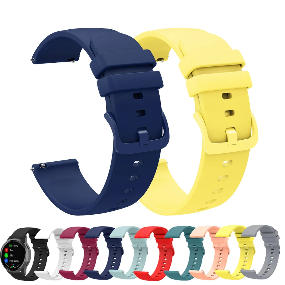 Silicone 22Mm Watch… - image