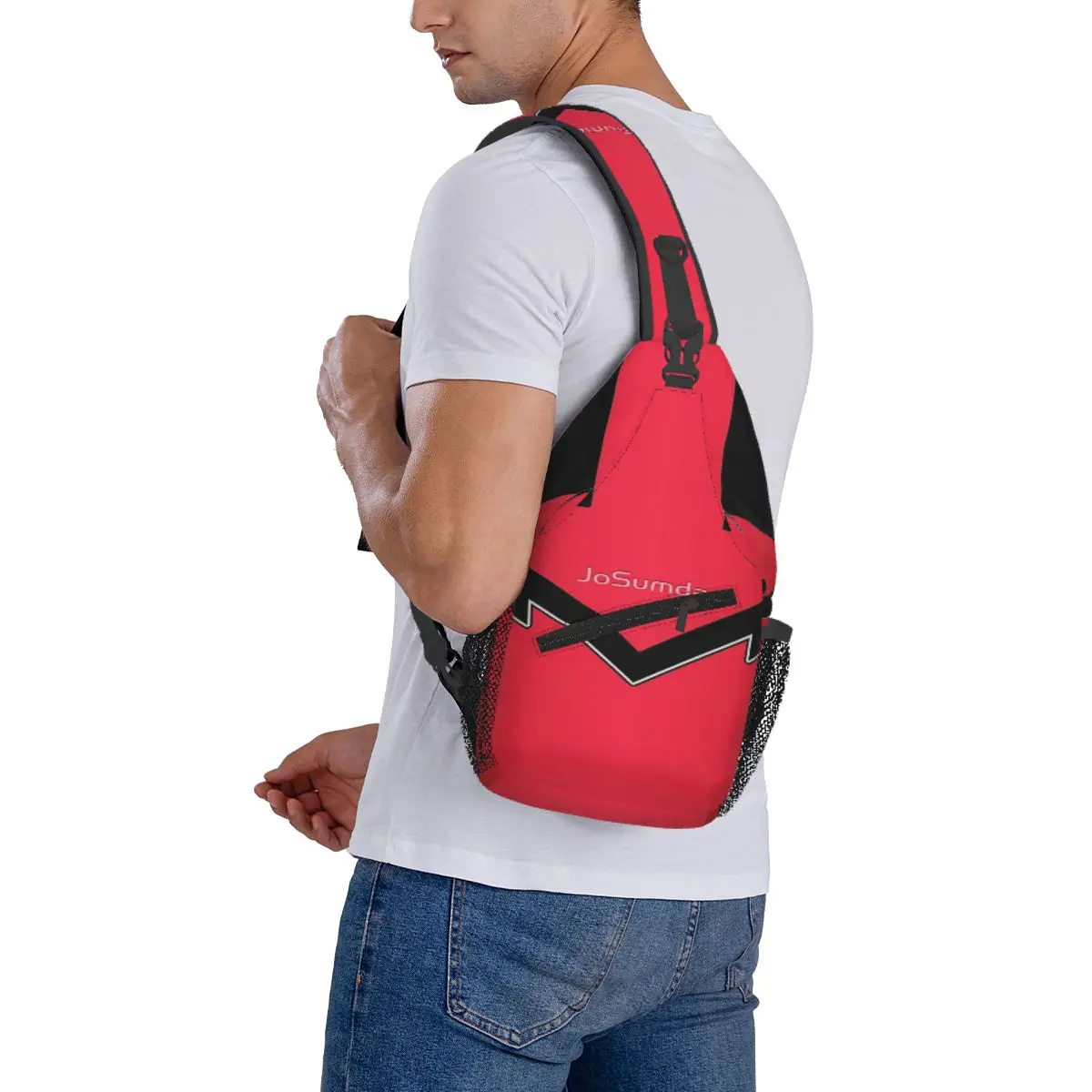 Quantum Ranger-Bolso cruzado para el pecho, mochila escolar portátil de moda, multiestilo