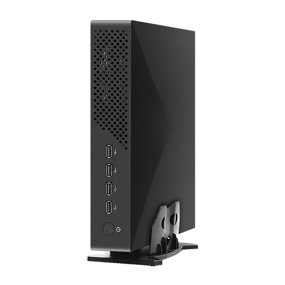 Stock trading design customer service desktop computer host, one machine multi-screen mini computer