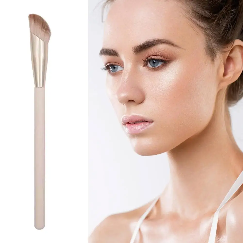 فرش مكياج كريم أساس سائل كونسيلر أحمر الخدود فرشاة رأس مائل للوجه كونتور أداة مكياج احترافية #6