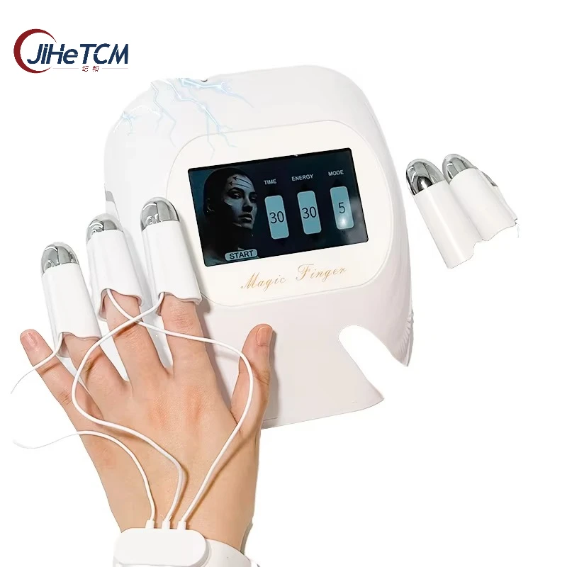Microcurrent EMS Golden Finger Beauty Instrument Wrinkle Remover Face Lifting Device Waterproof AU Plug Body Eyes Nose