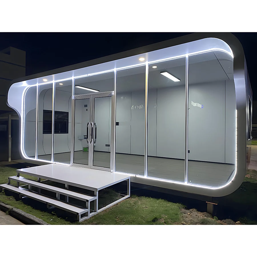 Modern Capsule House Price Modular Prefabricated House Cheap Housing Space Capsules Houses Ready to Live in 2 Bedroom Prefab