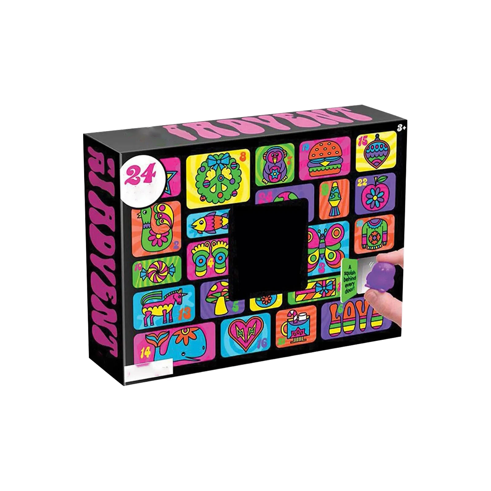 Sensory Advent Calendar with 24 Squishy Toys - Christmas Countdown with Fun Shapes & Textures, Create New Holiday Traditions wit