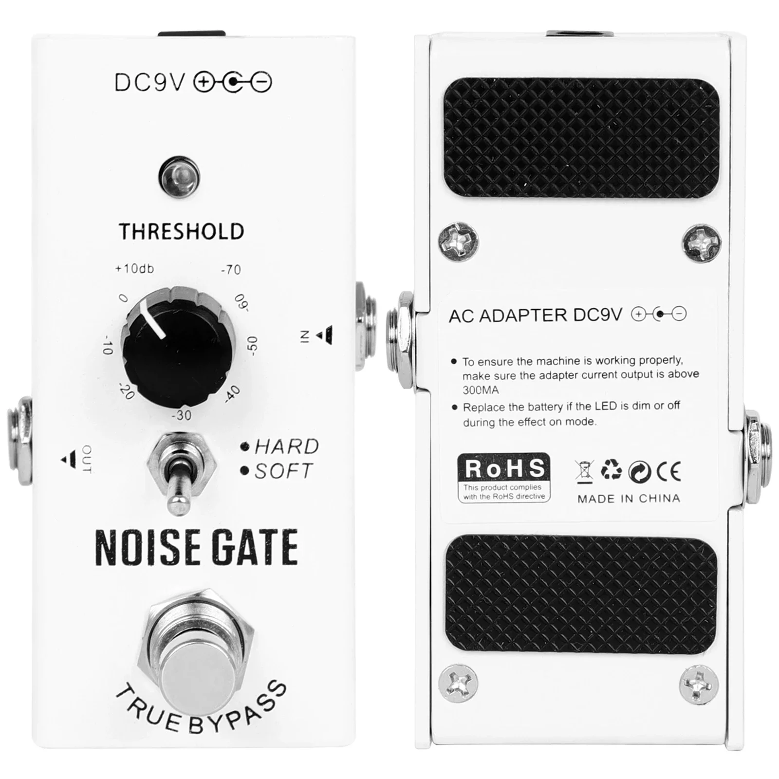 

IRIN Electric Guitar Effect Pedal NOISE GATE Pedal NOISE GATE Effect True Bypass Zinc Alloy Shell Guitar Accessories Parts