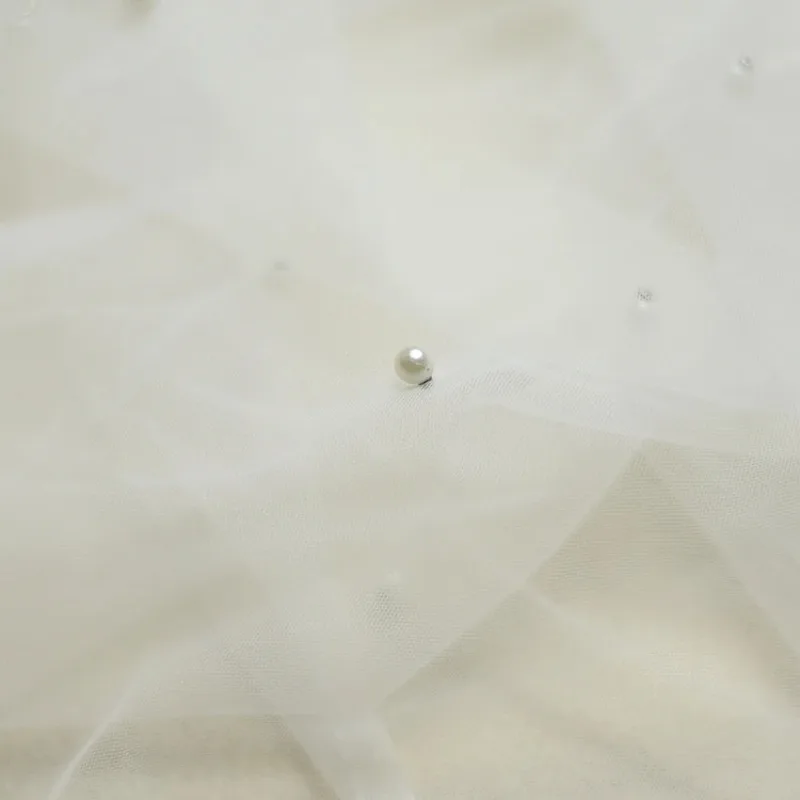 

Нежная жемчужная сетка для ногтей, белая мягкая высококачественная сетка для фотосъемки, свадебное платье, головные уборы, ткань «сделай сам» для особых случаев