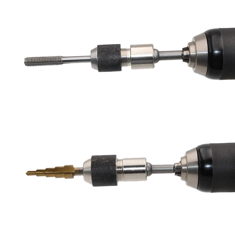 Tap Hinge Hand 3/8 Extension Rod Socket Clamp Head M3-M12 Adjustable Ratchet Wrench Power Tool Conversion Accessories