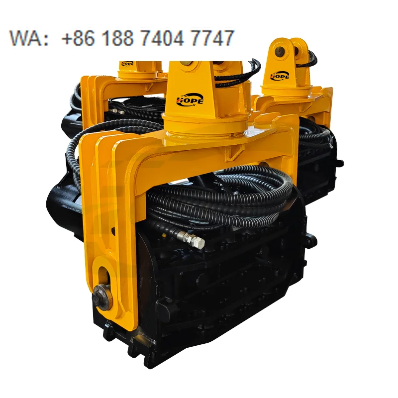 10T Durable Hydraulic Piling Hammer with Engine Motor Bearing Gearbox & PLC for High Efficiency Pile Driving