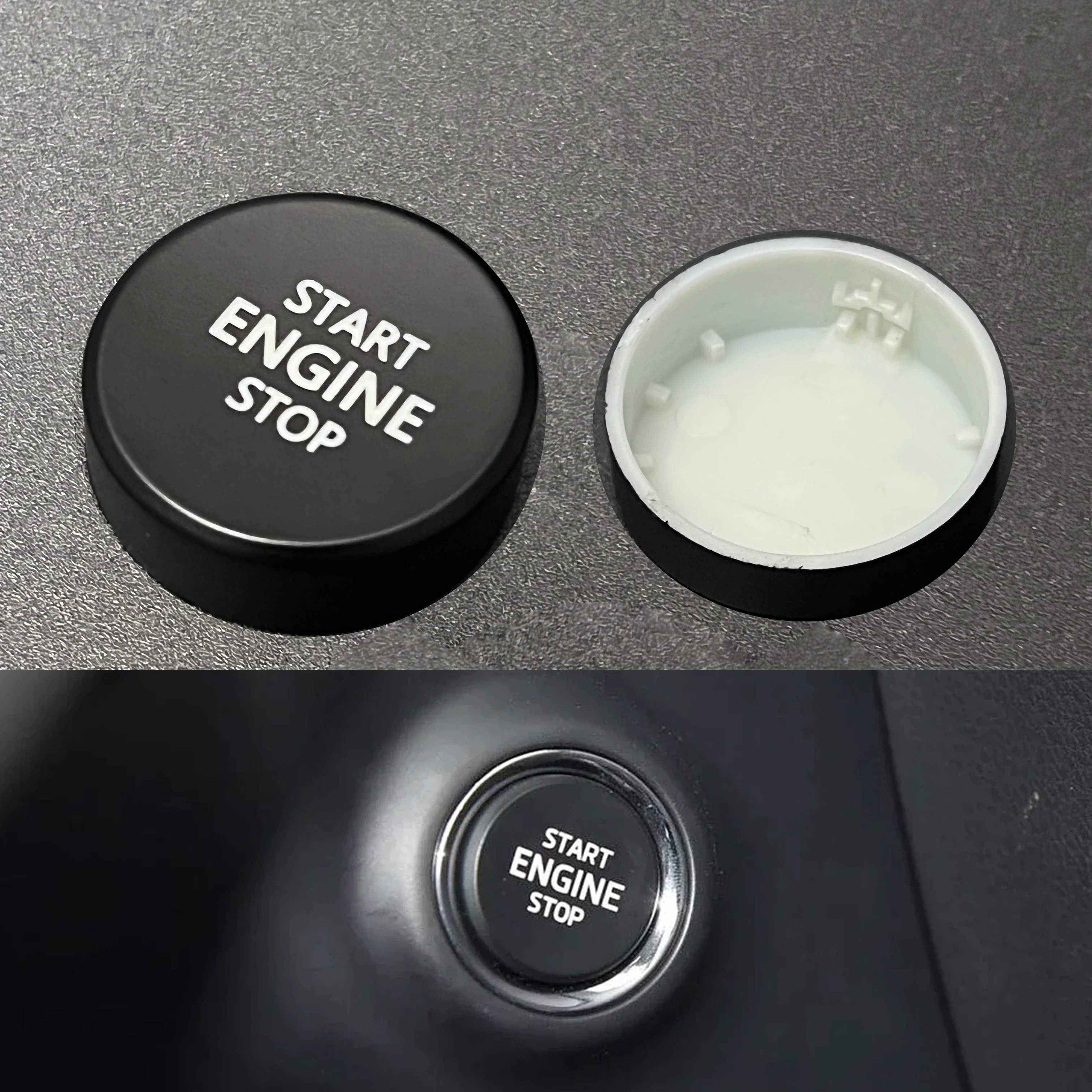 Engine Switch Start Stop Push Button Cover Panel 3V0905217A for Skoda Octavia 3 A7 Superb 3V Kodiaq Koarq Yeti Rapid Fabia MK3