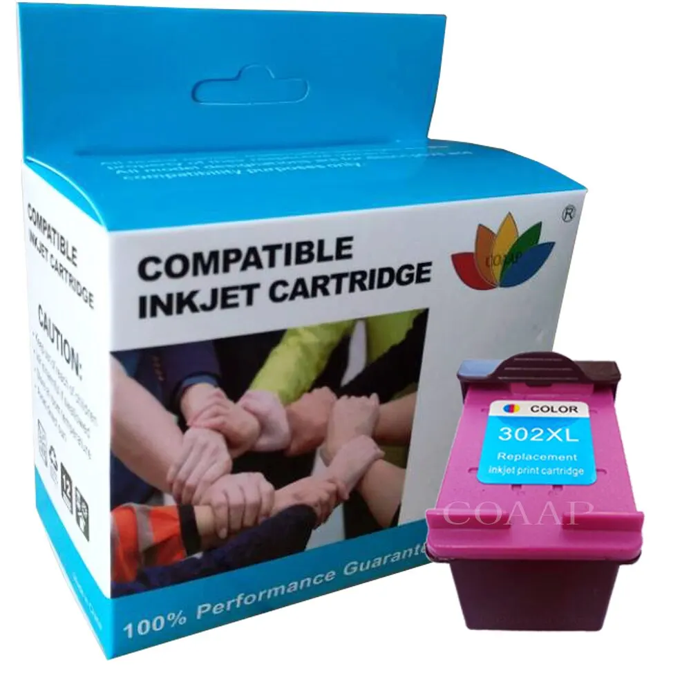 2x Compatible HP 302 XL Replacement Ink Cartridge for hp OfficeJet 4654 3830 3834 4650 DeskJet 2130 3630 1110 Printer