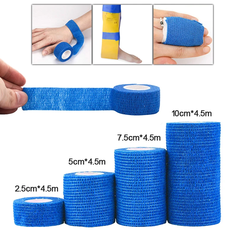 Waterproof Self-Adhesive Elastic Bandage Treatment Gauze Wrap Emergency Muscle Tape First Aid Tool for Finger Joint Knee Pet