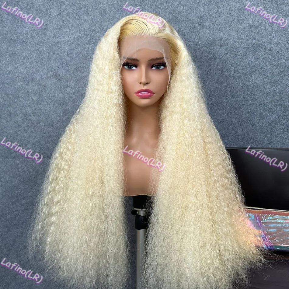 Blond 613 Hd Lace Frontal Wig 13x6 Wet And Wavy Lace Front Wig Human Hair 40 Inch Deep Wave Quality Colored Wigs For Black Women