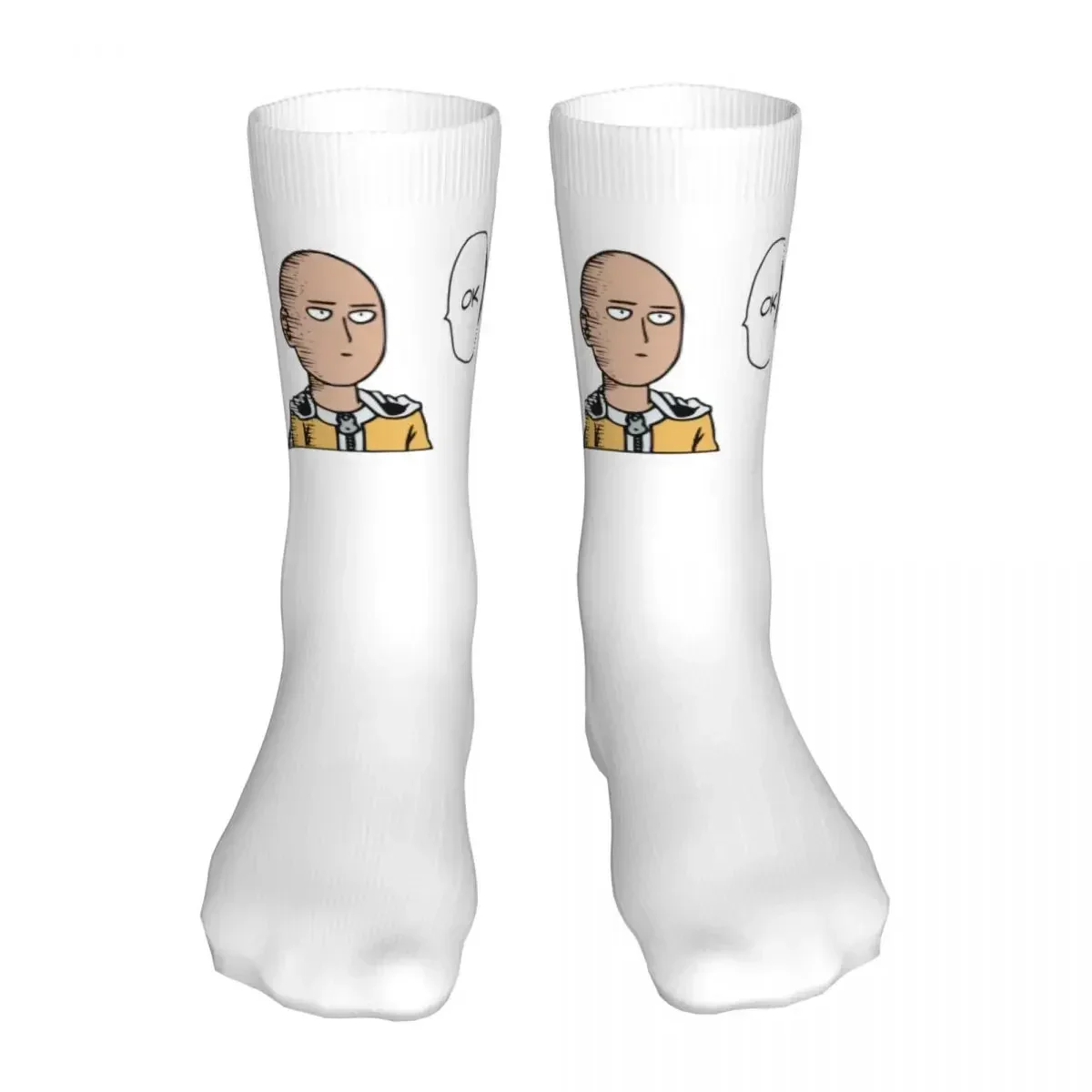 One-Punch Man Socks Men's Women's Fashion Funny Anime  Harajuku Spring Summer Autumn Winter  Gift