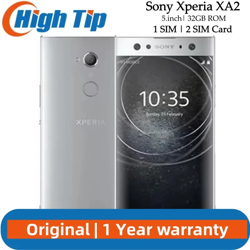 Sony-Smartphone Xperia XA2 Débloqué, Téléphone Portable, SIM, Simple, Octa Core, 5.2 Pouces, 32 Go, Caméra 23MP, 4G, 1080P Sony-Smartphone Xperia XA2 Débloqué, Téléphone Portable, SIM, Simple, Octa Core, 5.2 Pouces, 32 Go, Caméra 23MP, 4G, 1080P