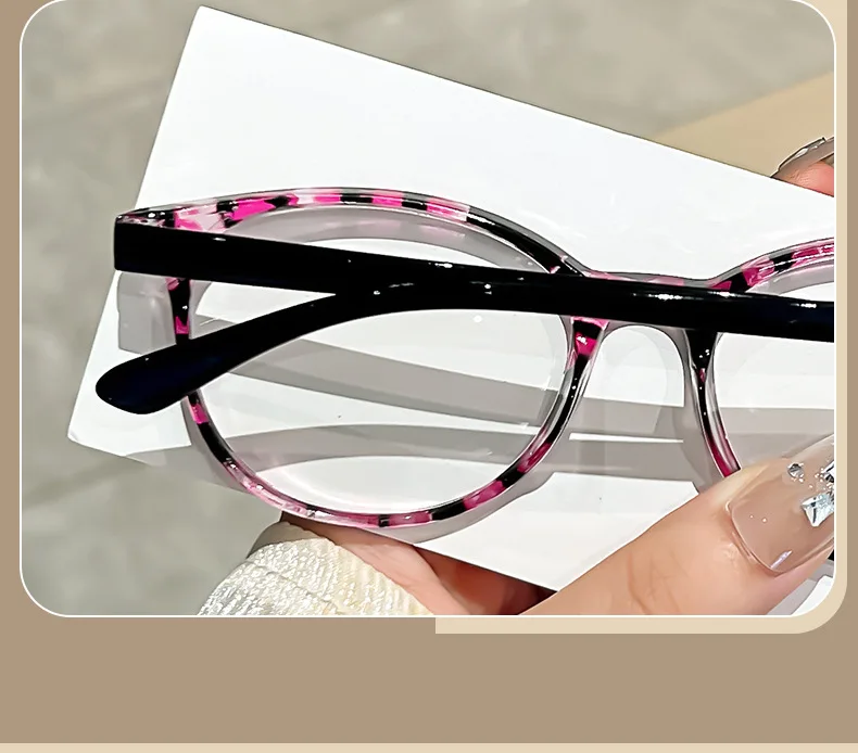 Modische bedruckte Lesebrille, Anti-Blaulicht-Brille für Menschen mittleren Alters und ältere Menschen, Retro-Lesebrille für Frauen – Detail 5