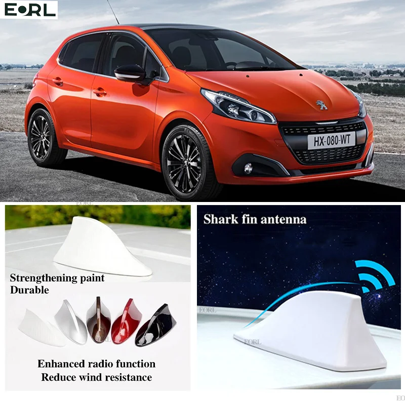 

For Peugeot 208 Shark Fin Antenna FM Signal Super Aerials Amplifier Waterproof Signal Amplifier FM/AM Radio Aerials