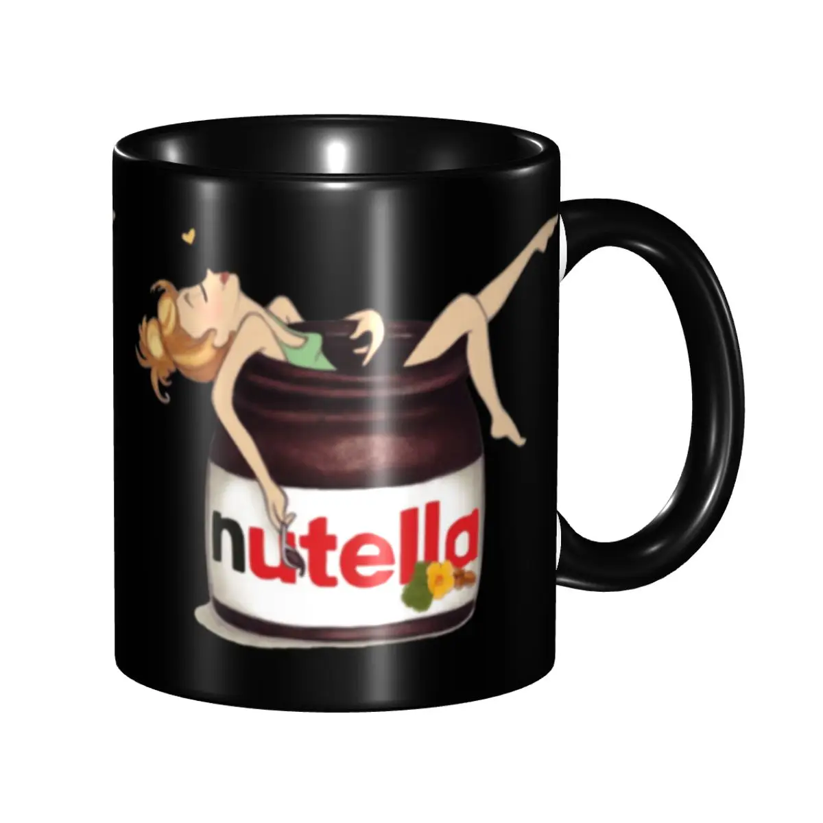 

You Are The Nutellas To My Spoon Coffee Mugs DIY Personalized Ceramic Milk Tea Mug Cup