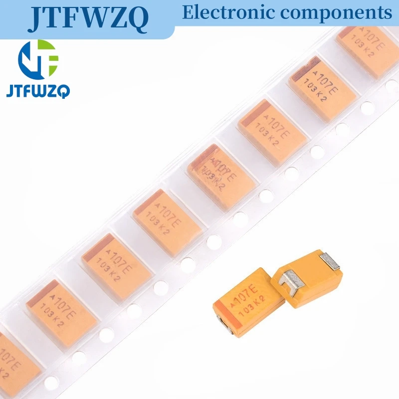 10PCS 6V 6,3V 10V 16V 25V 35V 50V 10UF 22UF 33UF 47UF 100UF 220UF 330UF 470UF D Typ SMD Tantal Kondensator