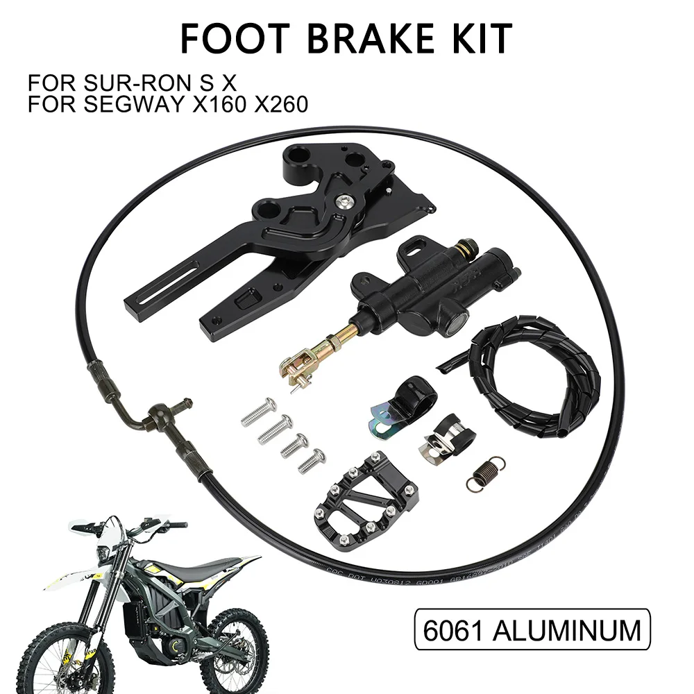 

For SURRON Surron Lightbee S/X Motorcycle Accessories Rear Hydraulic Foot Brake Pedal Lever Kit For SEGWAY X160 X260 Dirt E-Bike