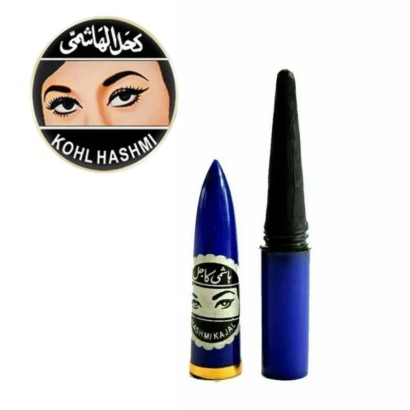 Delineador de ojos Original Kajal negro KOHL HASHMI, delineador de ojos Natural en barra, Color de larga duración, herramienta de maquillaje de ojos tradicional