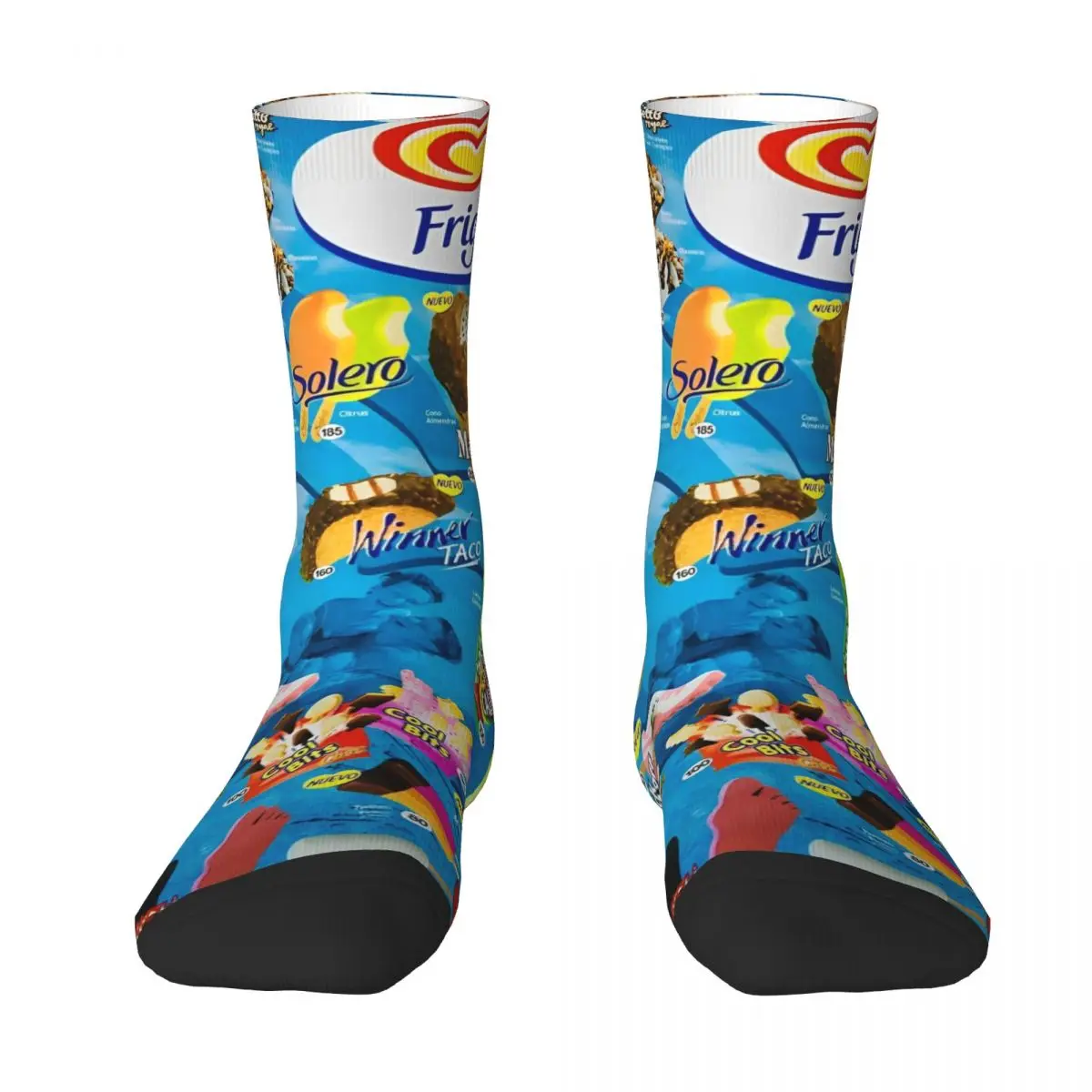 Ice Cream Socks Autumn Stockings Harajuku Adults Men High Quality Socks Graphic Outdoor Sports Anti-Slip Socks