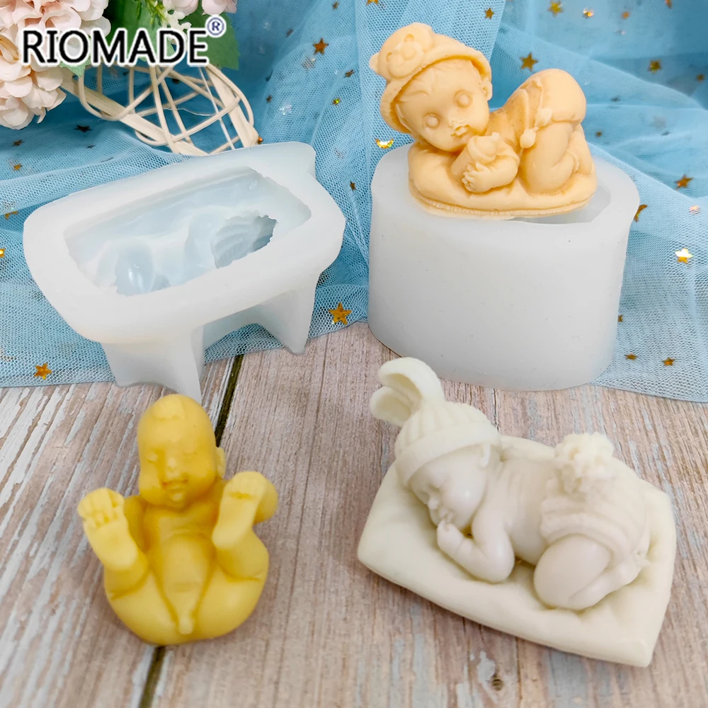 Madonna And Baby Silicone Mold Mother\'s Day Baby Style DIY Handmade Crafts Candle Gypsum Resin Chocolate Baking Mould