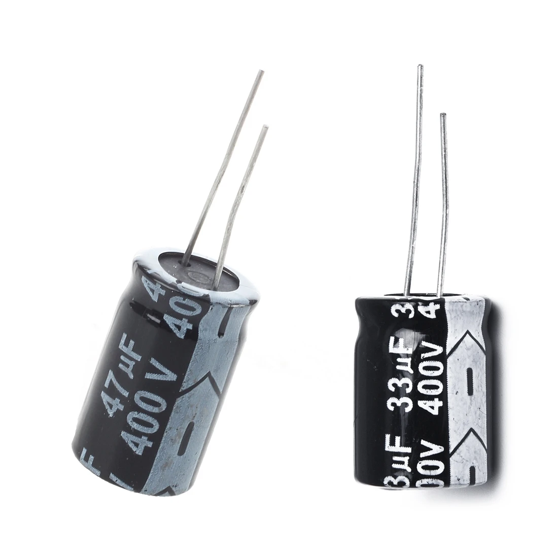 A24U 15 stuks condensator elektrolytisch aluminium 400V zwart 33UF en 47UF