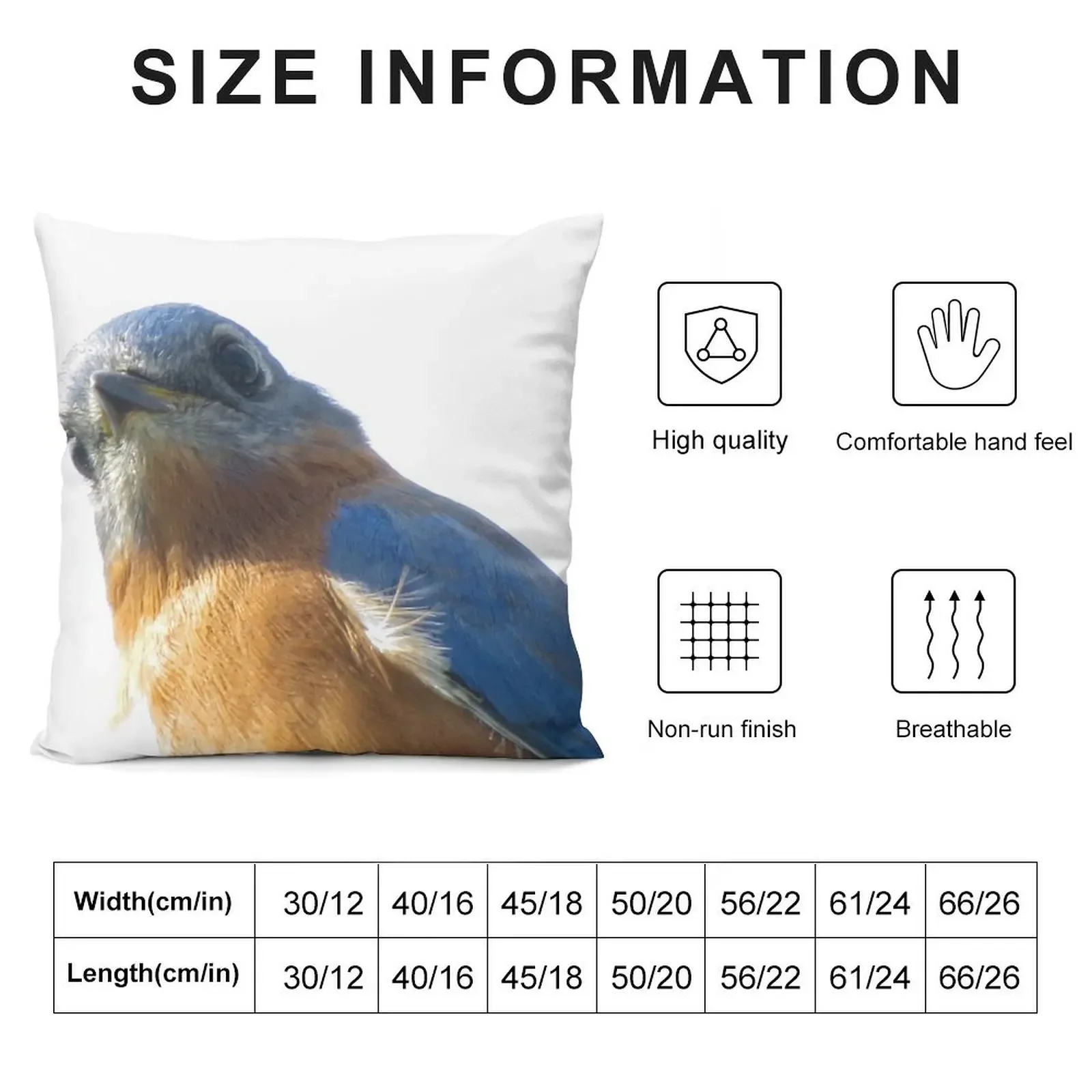 I see you too, Mr. Blue! Throw Pillow Luxury Sofa Cushions Christmas Pillowcase Couch Cushions pillow