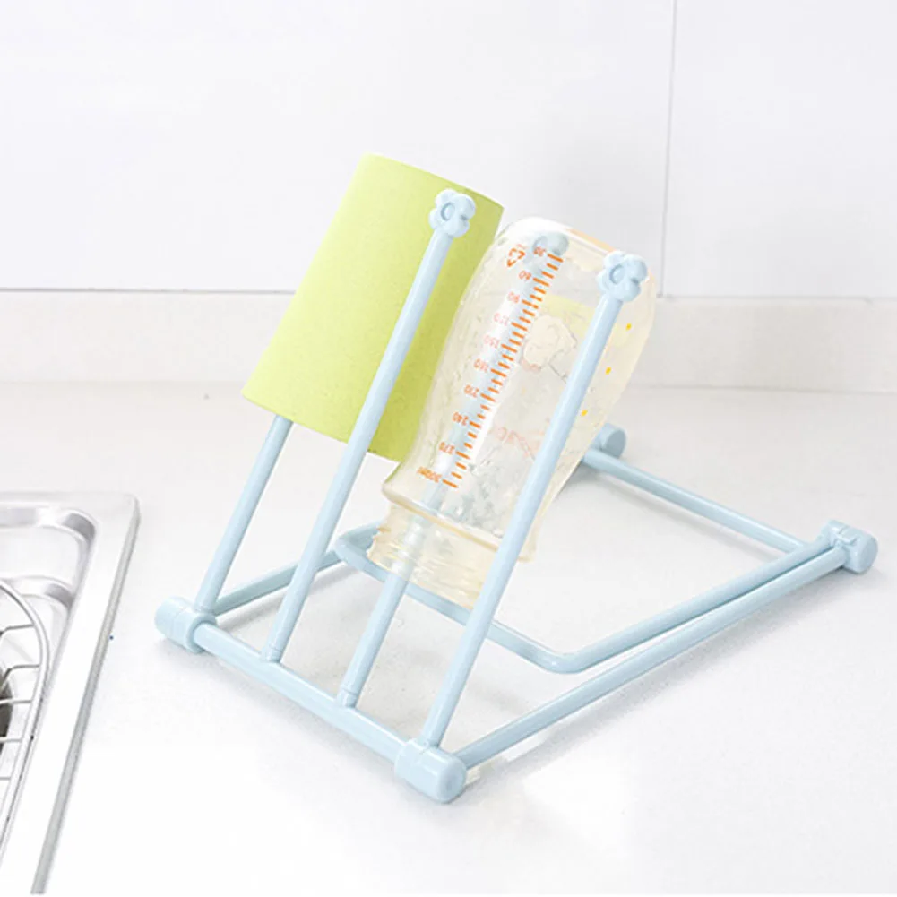 Towel Storage Rack Kitchen Folding Washcloth Drain Rack Towel Rag Drainer Holder Storage Hanger Dishcloth Drying Rack Shelf
