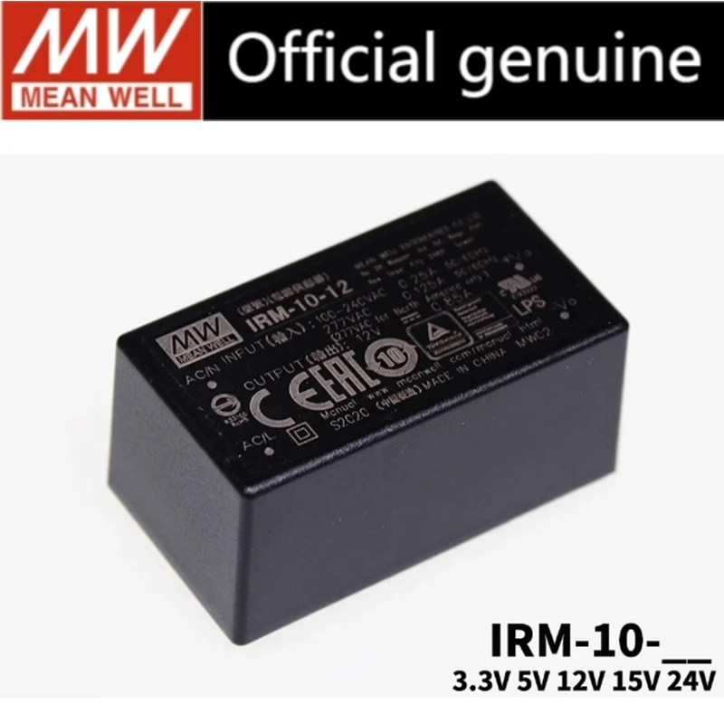 MEAN WELL IRM-10 IRM-10-5 IRM-10-12 IRM-10-24 AC-DC PCB-Mount Green Power Module