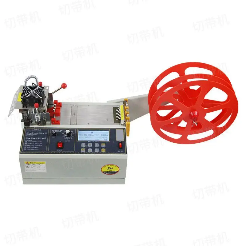 988T Automatic Hot and Cold Cloth Belt Cutting Machine Non-woven Cloth Ear Tape Webbing Safety Goggles Elastic Belt Cutting