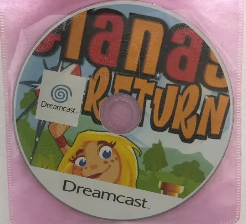 قرص ألعاب Giana's Return DC لوحدة تحكم ألعاب Dreamcast