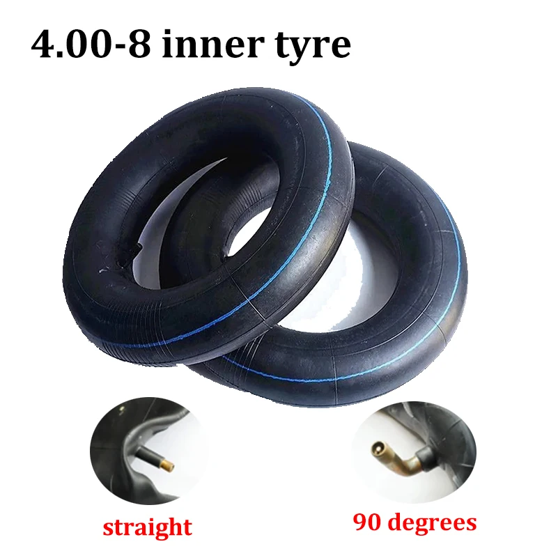 4.00-8 Tyre Inner Tube For Wheelbarrows Sack Trucks Trolleys 4.00/4.80-8 (4.80 / 4.00 - 8 ) Bent and Straight Valve