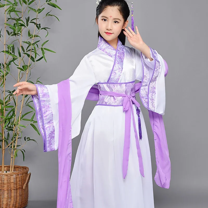 Chinese  Costume Ancient Chinese Hanfu  Children Hanfu Clothes Lady Stage Hanfu Dress Chinese National Clothes