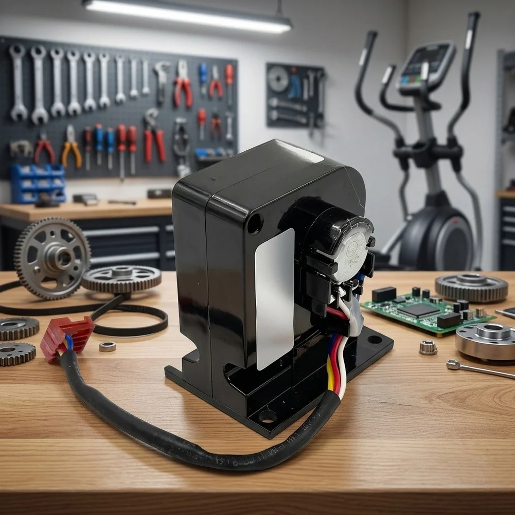 Gym Gym Equipment Motor Black Tensioner Motor 241949 Precise Fit Replacement Stable Plastic Casing Compact Design Unit