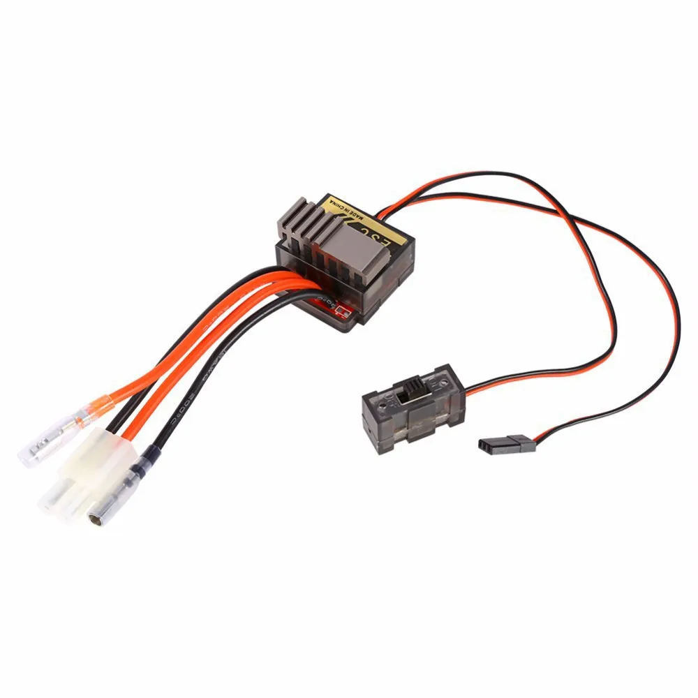 HSP 320A Brushed Bidirectional ESC Electronic Speed Controller With Metal Heat Sink 2S Battery Compatible For RC Car Boat Model