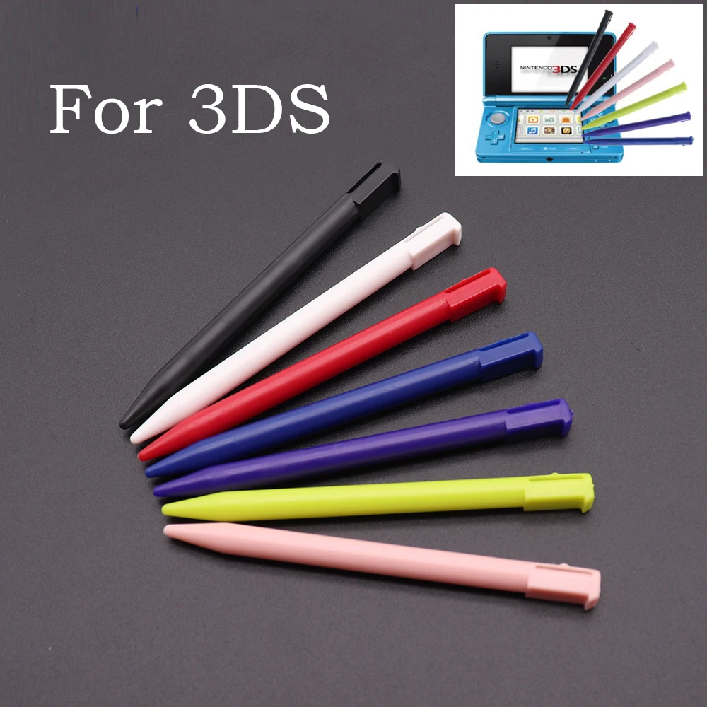 7colors Multi-Color Plastic Touch Screen Pen Stylus Portable Pen Pencil Touchpen Set for 3DS