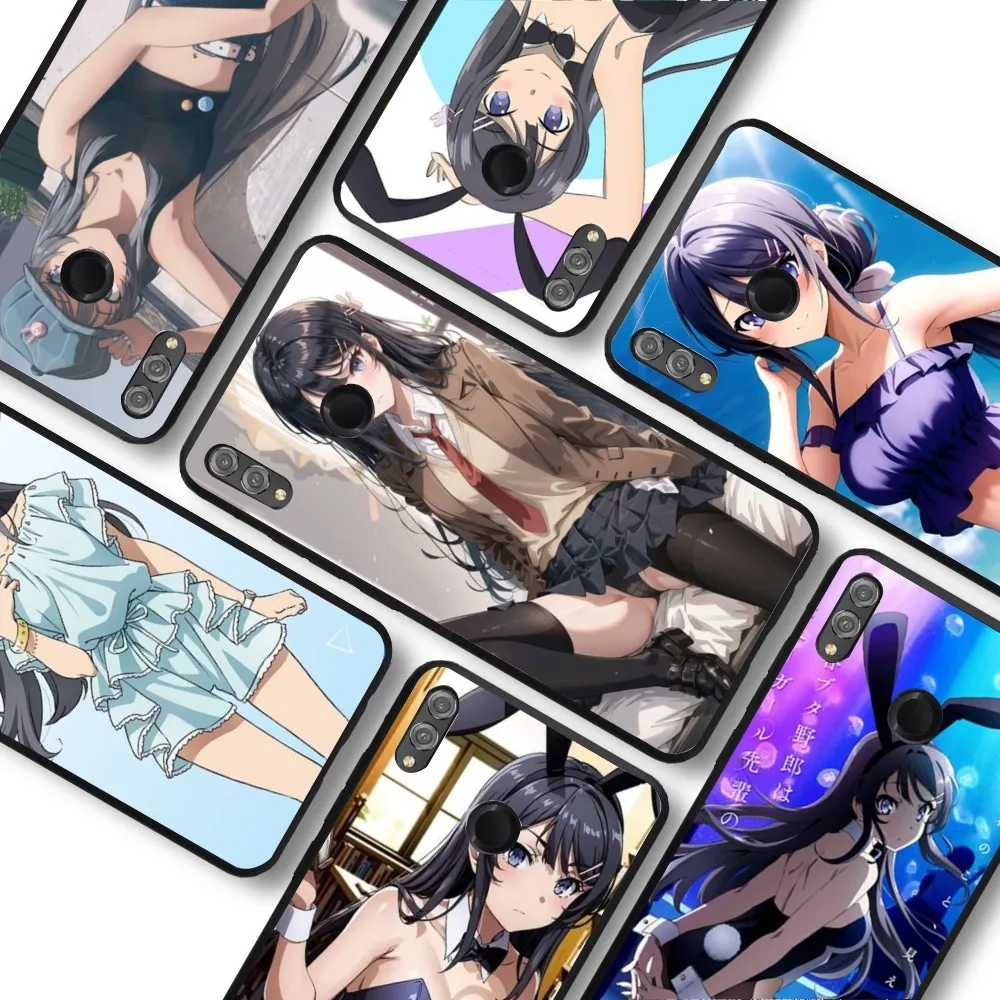 

Sakurajima Mai Phone Case For Huawei Honor 10 lite 9 20 7A pro 9X pro 30 pro 50 pro 60 pro 70 pro plus