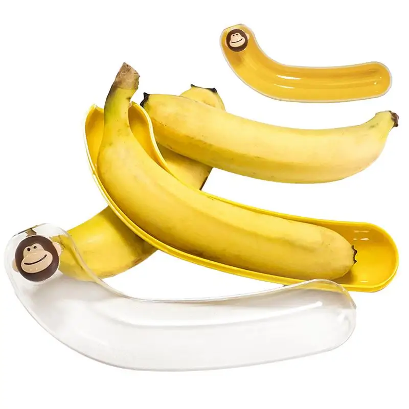 1PC Banana Storage Box For Outdoor Cute Banana Protector Case Container Trip Outdoor Lunch Fruit Box Storage Candy Snacks Holder