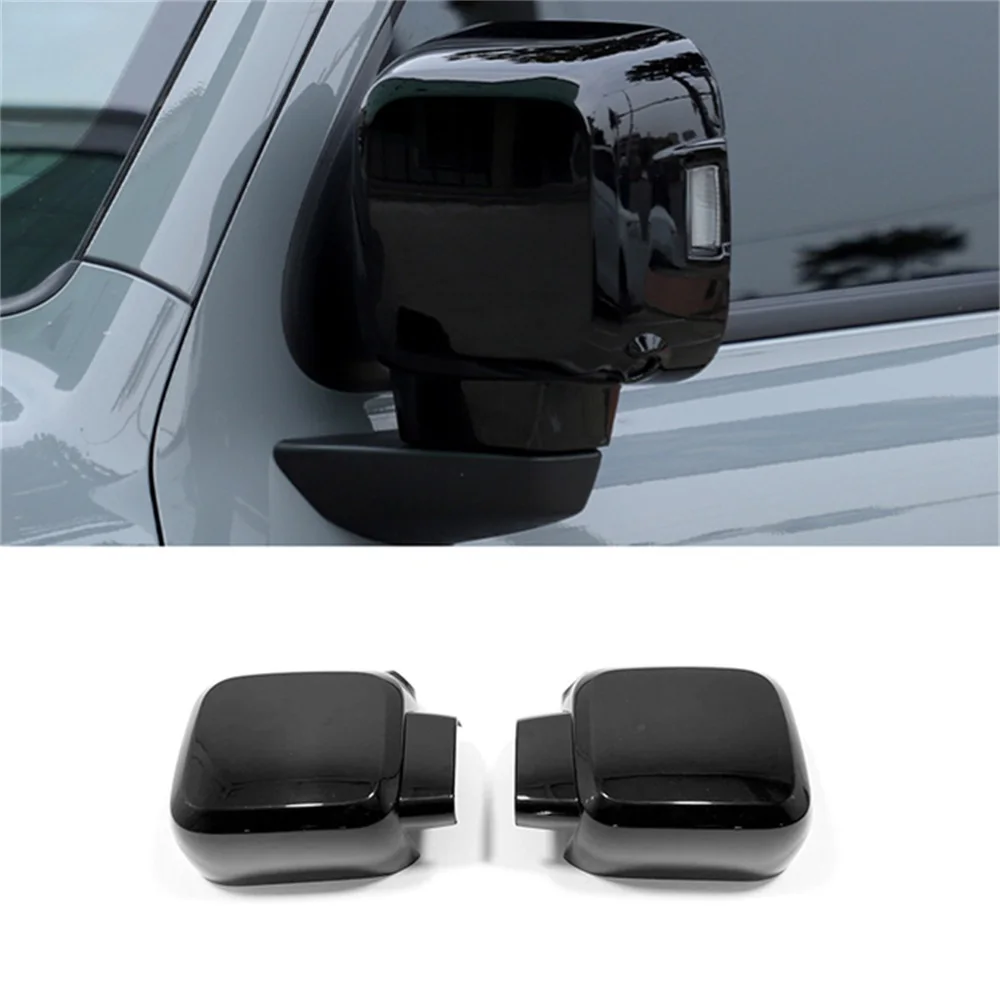 For GWM Great Wall Tank 300 Tank300 2021 2022 2023 Rear View Mirrors Trims Cover Glossy Black 3D Sticker Car Styling Accessories