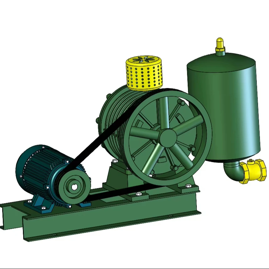 

Top Professional Rotary Lobe Air Blowers Manufacture With Low Noise Low Power Consumption For Aeration Mixing 0.25 -7.5 Kw