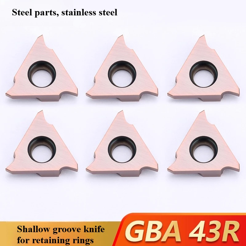 

1 шт. оригинальные трехголовочные вертикальные неглубокие карбидные вставки GBA43R 100 150 200 250 300 350 400 гарантия качества