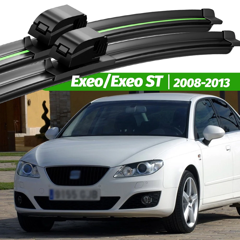 

For Seat Exeo Exeo ST 2008-2013 2pcs Front Windshield Wiper Blades 2009 2010 2011 2012 Windscreen Window Accessories